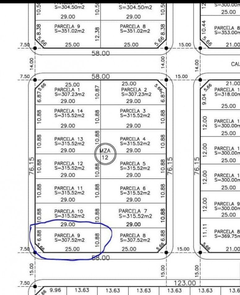 TERRENO DE 307 M² CON TODOS LOS SERVICIOS 