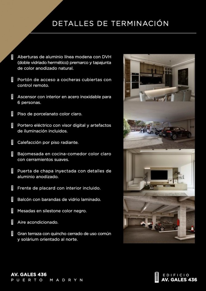 TORRE GALES - DEPARTAMENTOS AL POZO