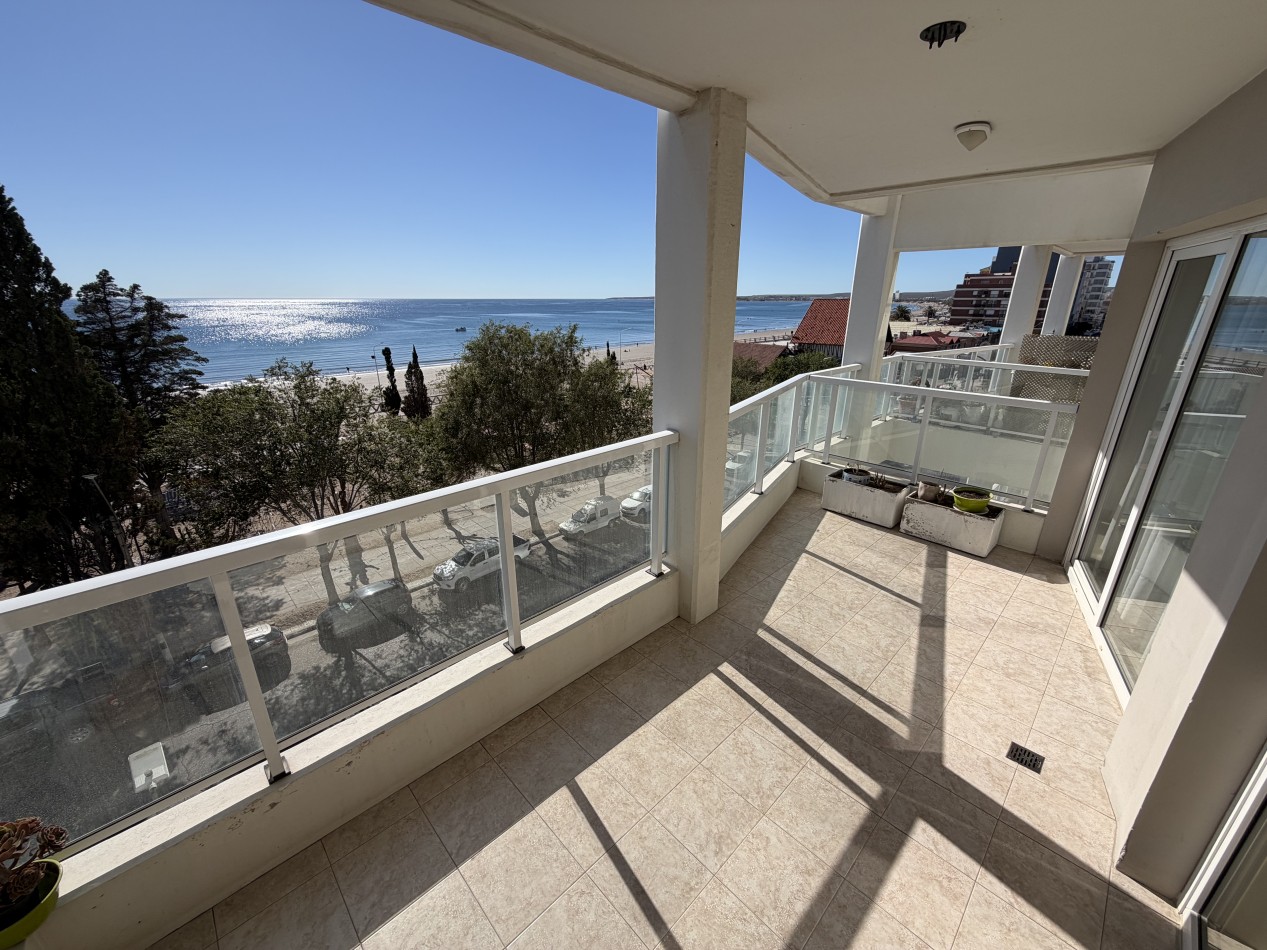 DEPTO DE CATEGORIA FRENTE AL MAR DE 2 DORMITORIOS CON COCHERA 