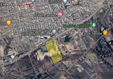 IMPORTANTE PROPIEDAD - 4Has  sobre Av. 25 d Mayo en Trelew